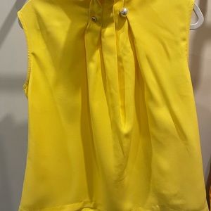 Canary yellow blouse